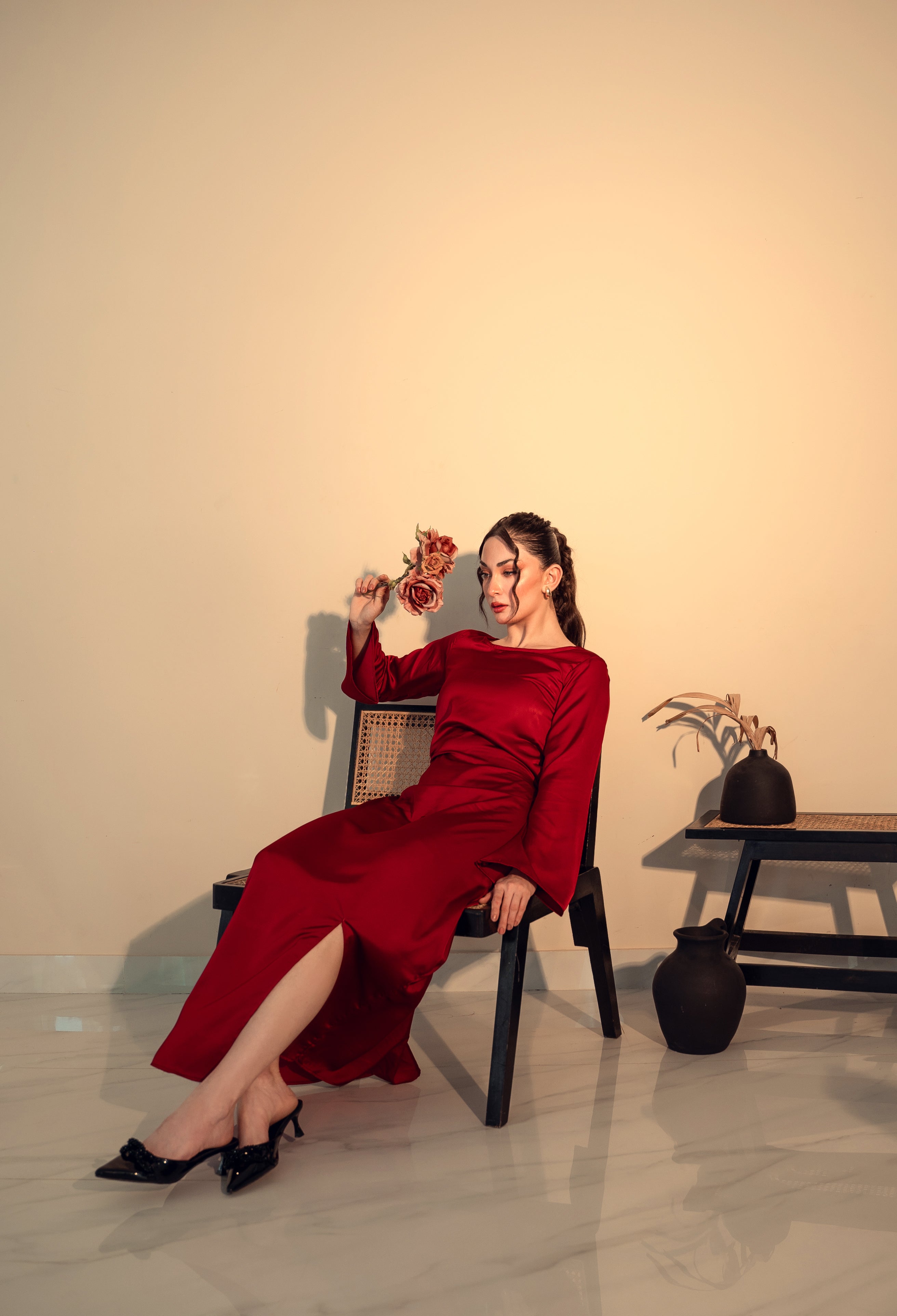 Redwine Eastern Bodycon Dress