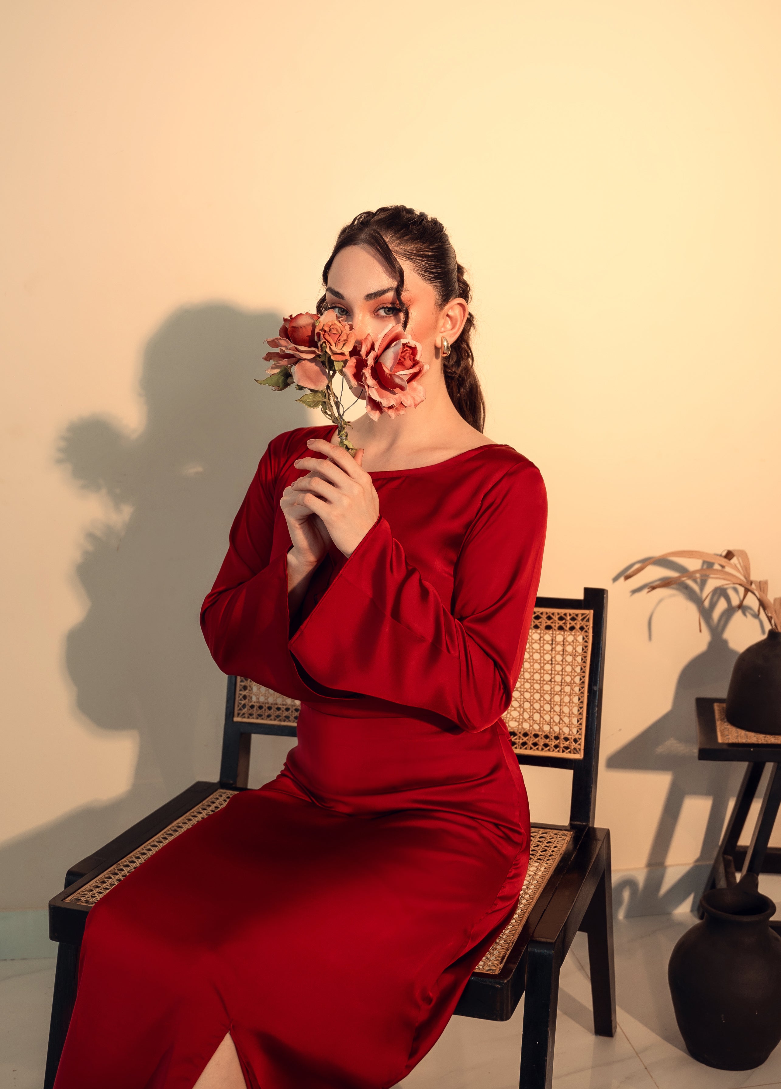 Redwine Eastern Bodycon Dress